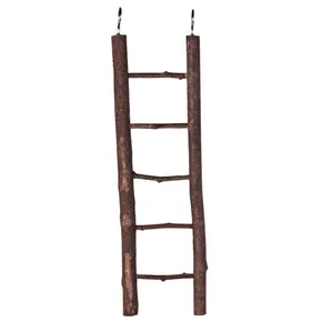 Natural Living Holzleiter Naturholz 5 Sprossen/26 cm